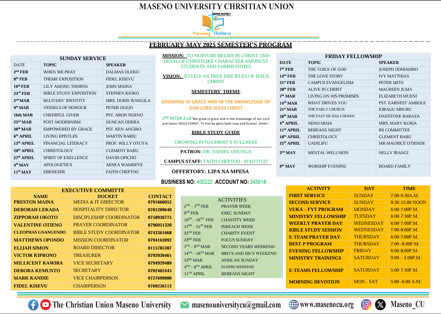 Semester Program